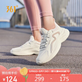 361°运动鞋女秋冬季保暖皮革面防泼水休闲徒步跑步鞋子女682232233-1