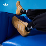 adidas「面包鞋」COURTIC经典运动板鞋男女阿迪达斯官方三叶草 芥末黄     44