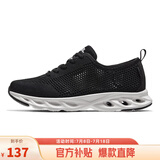 骆驼（CAMEL）网面女鞋透气轻量健步休闲运动鞋子 K24B60L8014 黑色 38