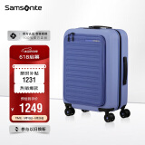 新秀丽（Samsonite）行李箱20英寸拉杆箱欧洲设计万向轮前开口紫色登机箱KF1*81005