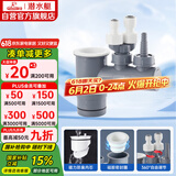 潜水艇（Submarine）XSW-10下水管多通接头洗碗机净水器小厨宝前置净水多功能转接口 