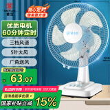华生（Wahson）电风扇/台扇/低音风扇/大风量家用电扇/空调伴侣 WS-A1201