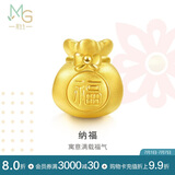 周生生黄金转运珠福袋足金情侣手串不含红绳手链89197C定价