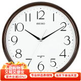 SEIKO精工时钟客厅挂钟挂墙石英钟中式轻奢钟表创意家用现代简约免打孔 QXA695ZZ