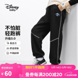 迪士尼（DISNEY）童装儿童男童针织长裤子透气华夫格束脚运动裤25春DB411ME02青130