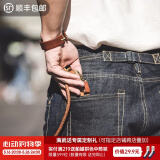 马登工装 美式重磅赤耳丹宁牛仔裤男马毛皮牌原牛阿美咔叽直筒休闲裤 靛蓝 31 140-150斤