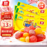 雅客V9夹心糖多口味硬糖夹心水果糖48g*4口味混合装