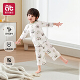 爱贝迪拉儿童睡衣夏季薄款竹棉男女童宝宝家居服2025新款小孩睡衣空调服