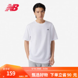 NEW BALANCE NB 官方短袖T恤男款运动休闲百搭纯色打底圆领上衣 WT MT41509 L