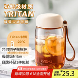 绿珠摇摇杯tritan水杯随手杯冲调杯韩版360ml白