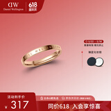 丹尼尔惠灵顿（DanielWellington）dw戒指女时尚首饰玫瑰金情侣戒指生日礼物送女友DW00400015
