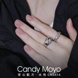 CandyMoyo健康0毒水性指甲油美甲持久显白不可撕拉 CMS414 薄纱烟粉