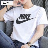 耐克（NIKE）短袖男士 25夏季新款运动服装跑步健身衣纯色棉质半袖圆领休闲T恤 全棉亲肤/简单耐穿/热推款 XL 【180】体重150~170斤左右