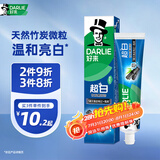 好来（DARLIE）(原黑人)【白鹿推荐】超白竹炭深洁牙膏140g美白去牙渍新旧包装