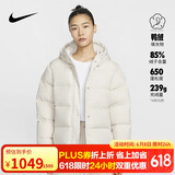 耐克NIKE女羽绒服短款保暖NSW TF DWNFL秋冬外套FZ5929-104土褐XXL