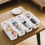 宫沁内衣收纳盒内裤整理盒分格塑料零食储物盒 5个装