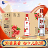 郎酒 顺品郎红顺 浓酱兼香型白酒 45度480ml*12瓶 整箱装