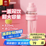 特美刻（TOMIC）夏季水杯运动水壶塑料杯tritan大容量学生户外健身吸管杯子女