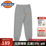 dickies休闲裤男 印花休闲裤百搭 男女情侣同款7066 中羽灰 2XL