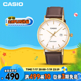 卡西欧（CASIO）手表男学生休闲简约考试防震石英表送男友礼物MTH-1060GL-7A