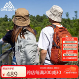 GREGORY格里高利NANO蜂鸟登山包徒步背包通勤轻便冲顶包双肩包-18L银绿色