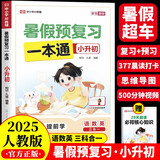 暑假预复习一本通小升初 小学六年级升初中语文数学英语三合一30天暑假打卡计划暑假作业衔接教材专项训练习题册 赠28天晨读必背核心知识（全2册）