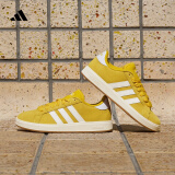 adidas「面包鞋」GRAND COURT BASE 00s休闲低帮板鞋男女阿迪达斯   银灰黄/白色/树脂黄   38.5