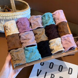 黛美娜加宽提花发圈头绳女扎马尾不伤发发绳高弹力不勒头扎头发皮筋头花 【提花】黑色系+咖色系10根装