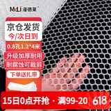 漫德莱阳台防护网 防坠塑料网围栏网护栏防猫网儿童隔离封窗网1.2*4米长