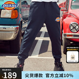 dickies休闲裤男 印花休闲裤百搭 男女情侣同款7066 深海军蓝 M