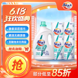 洁霸（ATTACK）瞬清无磷原香洗衣液 18斤箱装(3kg+1.5kg*4) 家庭装实惠装 无残留
