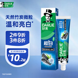 好来(原黑人)【白鹿推荐】超白竹炭深洁牙膏140g 美白去黄去牙渍