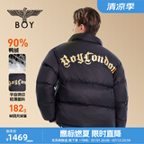 BOY LONDON[哥特世家]冬情侣款烫金无性别羽绒服N28907 黑色 M