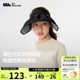 蕉下（beneunder）遮阳帽子防晒帽女防紫外线太阳帽贝壳空顶帽便携TS550黑