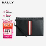 BALLY巴利【520礼物】男包条纹时尚手拿包手抓包信封包钱包 礼物