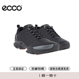 爱步（ECCO）百搭运动男女款休闲鞋 明星同款缓震跑步鞋 091504黑色(男款) 39 