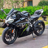 时鲲春风250SR跑车450SR双缸水冷摩托车NK250街车公路赛趴赛重机跑车 黑色