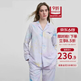 嫚熙（EMXEE）月子服孕妇睡衣产后家居服哺乳衣春秋季纱罗喂奶夏天 星月时空【哺乳吊带三件套】 M【Noble高端系列】