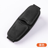 Mixsas车载眼镜夹 汽车内遮阳板墨镜太阳镜磁吸夹多功能卡片名片收纳夹 翻毛皮【黑色】磁吸双夹眼镜夹