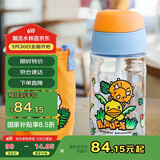 膳魔师（THERMOS）塑料杯tritan材质成人儿童学生吸管水杯子小黄鸭联名款 BBSE420ml