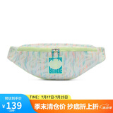 耐克（NIKE）男女腰包 单肩包斜挎包胸包休闲包FN4248-100 白绿