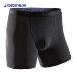 迪卡侬透气快干男士平角内裤KALENJI DRY BOXER2508866黑色2XL