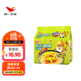 统一老坛泡椒牛肉面 袋装 108g*5袋 五连包 传统老坛地道泡制速食泡面