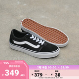 VANS范斯官方 Ward经典黑个性街头复古女鞋板鞋 黑色(女款) 34.5