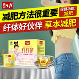 碧生源牌纤纤茶新减肥茶保健茶草本减肥男女通用黄盒子 纤纤茶60袋