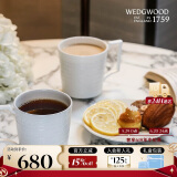 WEDGWOOD意大利浮雕马克杯套装骨瓷对杯咖啡杯茶杯2个 送礼礼物