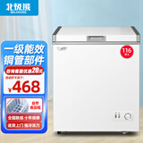 北极熊（BEIJIXIONG）小冰柜家用小型冷冻保鲜迷你冷藏商用卧式冷柜储母乳柜节能省电 单门单温116升【一级能效 全国联保】 116L