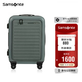 新秀丽（Samsonite）行李箱20英寸拉杆箱欧洲条纹商务旅行前开口登机箱森林绿KF1