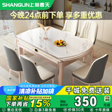 上林春天餐桌椅子轻奢高级感实木餐椅靠背椅子菠萝椅*2 