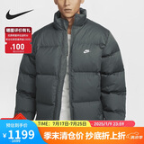 耐克（NIKE）男 AS M NK CLUB TF PUFFER JKT DWN 羽绒服 FZ5029-068/铁灰 L